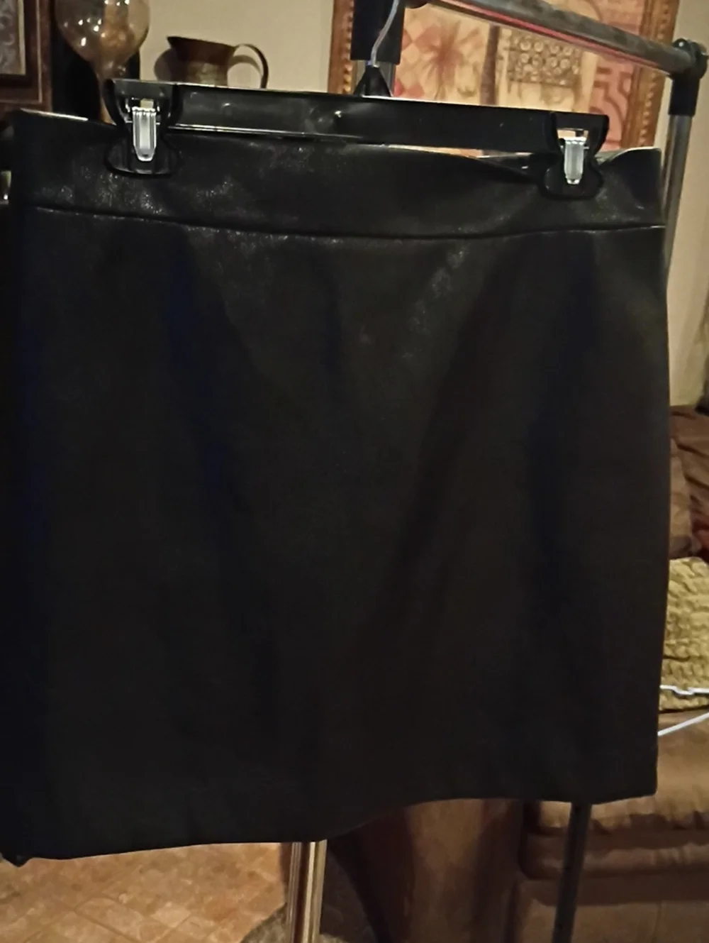 J. Crew Black Skirt with Banded Waist and Hem